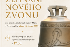 Do Porta coeli se vrací hlas zvonů. Slavnost připomene obnovu historického zvonu i vznik nového Do Porta coeli se vrací hlas zvonů. Slavnost připomene obnovu historického zvonu i vznik nového