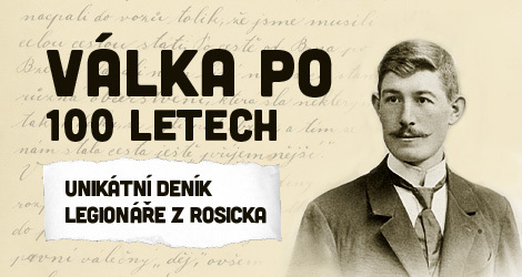 Válka po 100 letech - unikátní deník legionáře z Rosicka